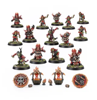 Muestra la gama Chaos Dwarf y no Hobgoblin Lineman en particular — la misma imagen representa a 4 unidades de este ejército.