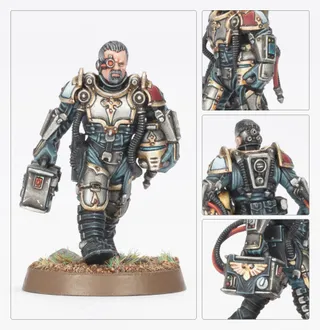 Muestra la gama Space Wolves y no Knight Preceptor en particular — la misma imagen representa a 2 unidades de este ejército.
