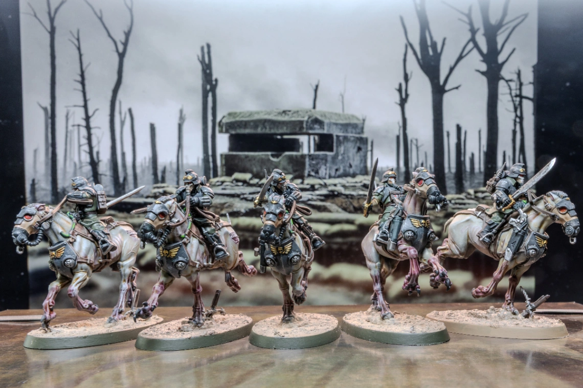 Death Riders (Astra Militarum), painted by Serhii Solonar