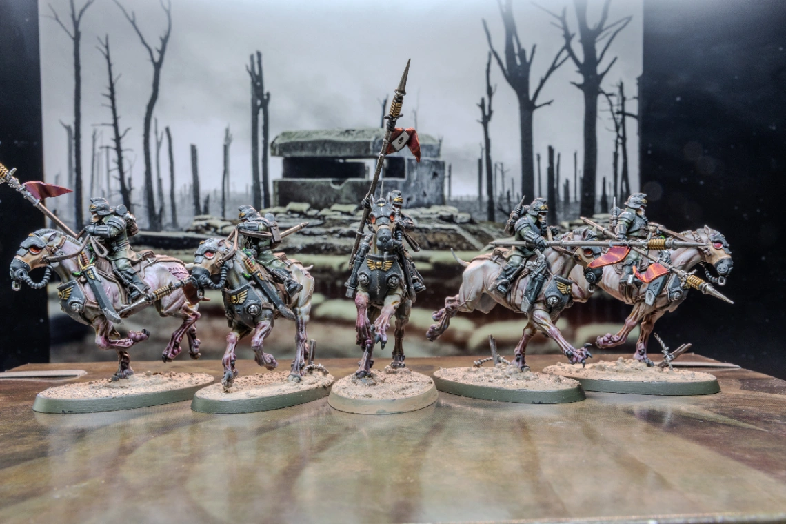 Death Riders (Astra Militarum), painted by Serhii Solonar