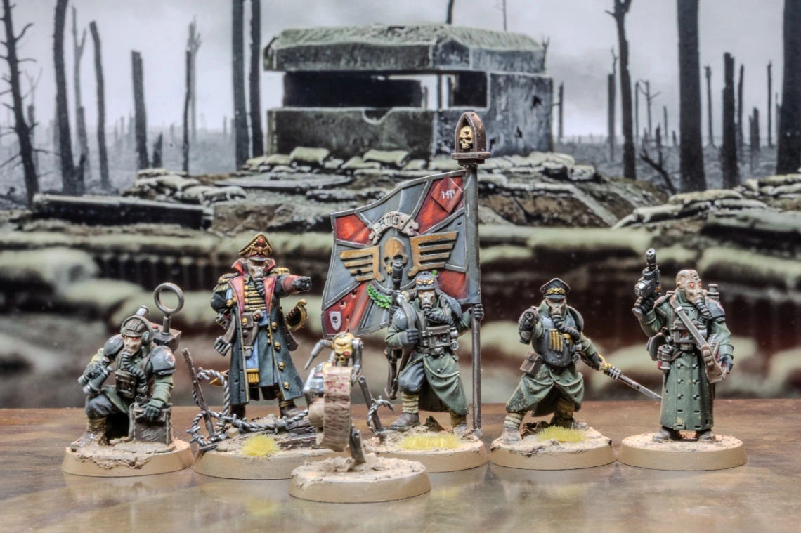 Krieg Combat Engineers (Astra Militarum), painted by Serhii Solonar