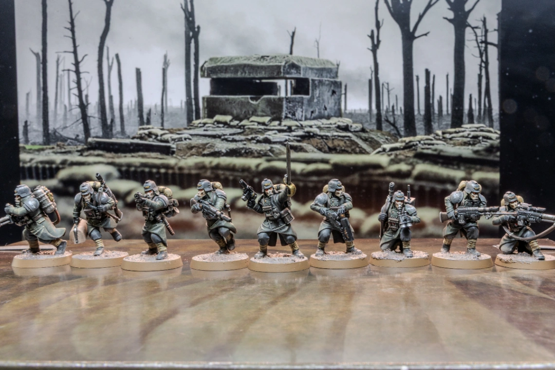 Death Korps of Krieg (Astra Militarum), painted by Serhii Solonar